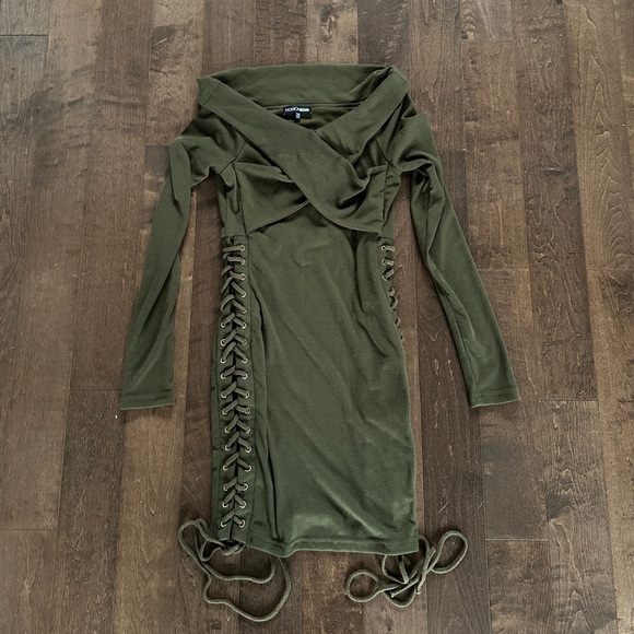 Macchiato Sweater Mini Dress - Picture 3 of 3